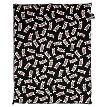 Black Hot Diggity Flat Dog Bed